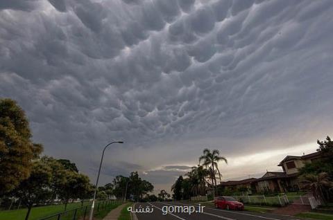 ظهور ابرهای عجیب در آسمان سیدنی