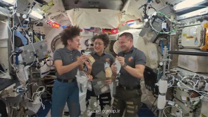 غذای متفاوت فضانوردان ایستگاه فضایی بین المللی برای روز شكرگزاری